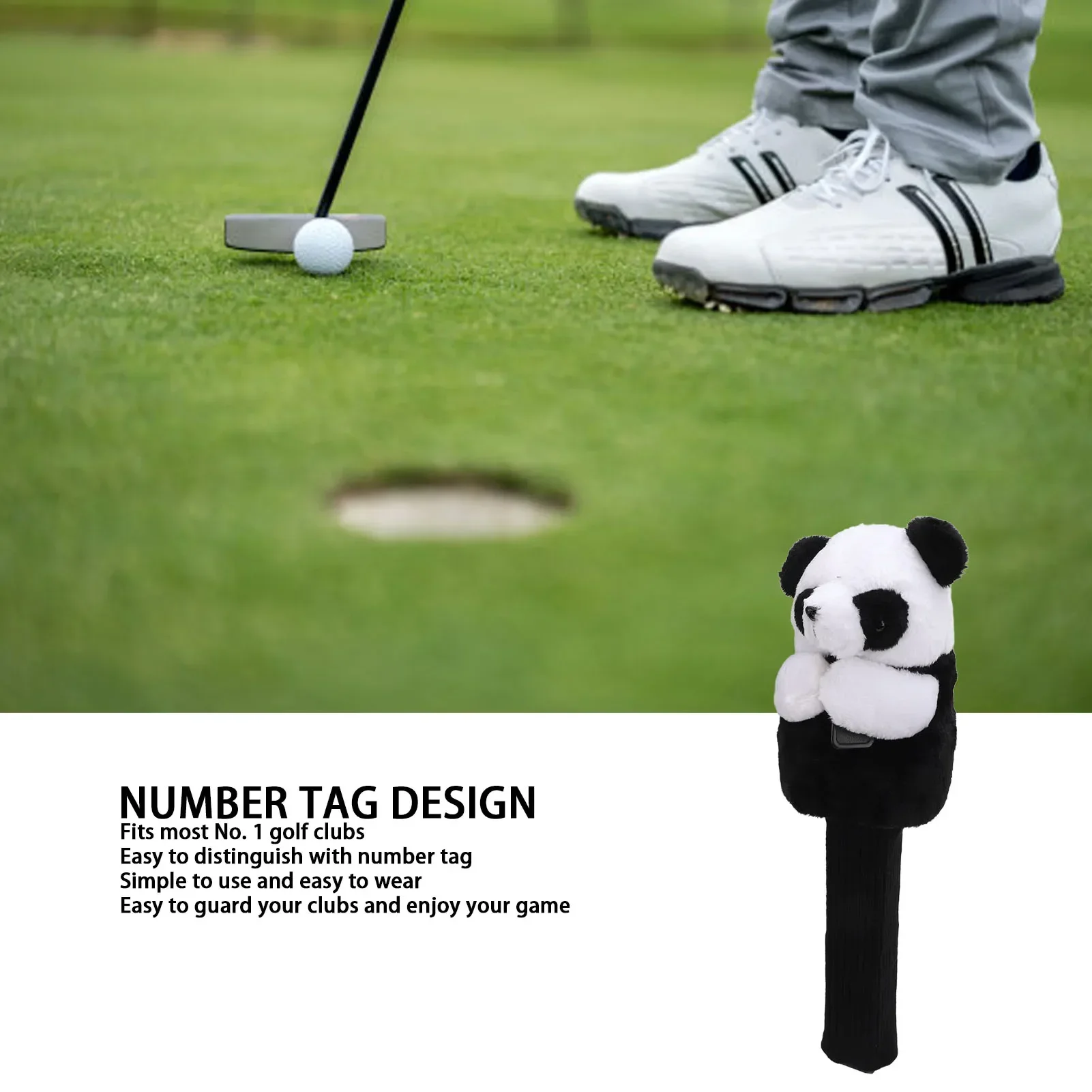 Golf Club Head Cover Plush Easy Cleaning Cute Tiger Panda Golf Club Protective Headcover For Outdoor
Golf Club Head Cover Plush Easy Cleaning Cute Tiger Panda Golf Club Protective Headcover For Outdoor