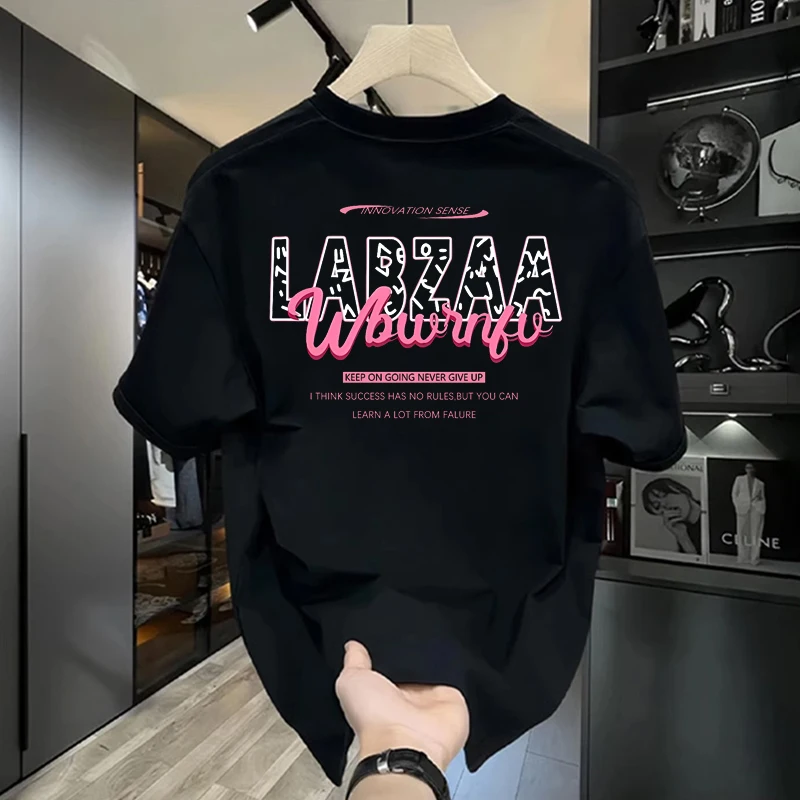 PLUS Size Cotton Trendy Brand Ruffian Handsome T-shirt Personalized Letter Printing Women's Summer Round Loose Short Sleeves
PLUS Size Cotton Trendy Brand Ruffian Handsome T-shirt Personalized Letter Printing Women's Summer Round Loose Short Sleeves