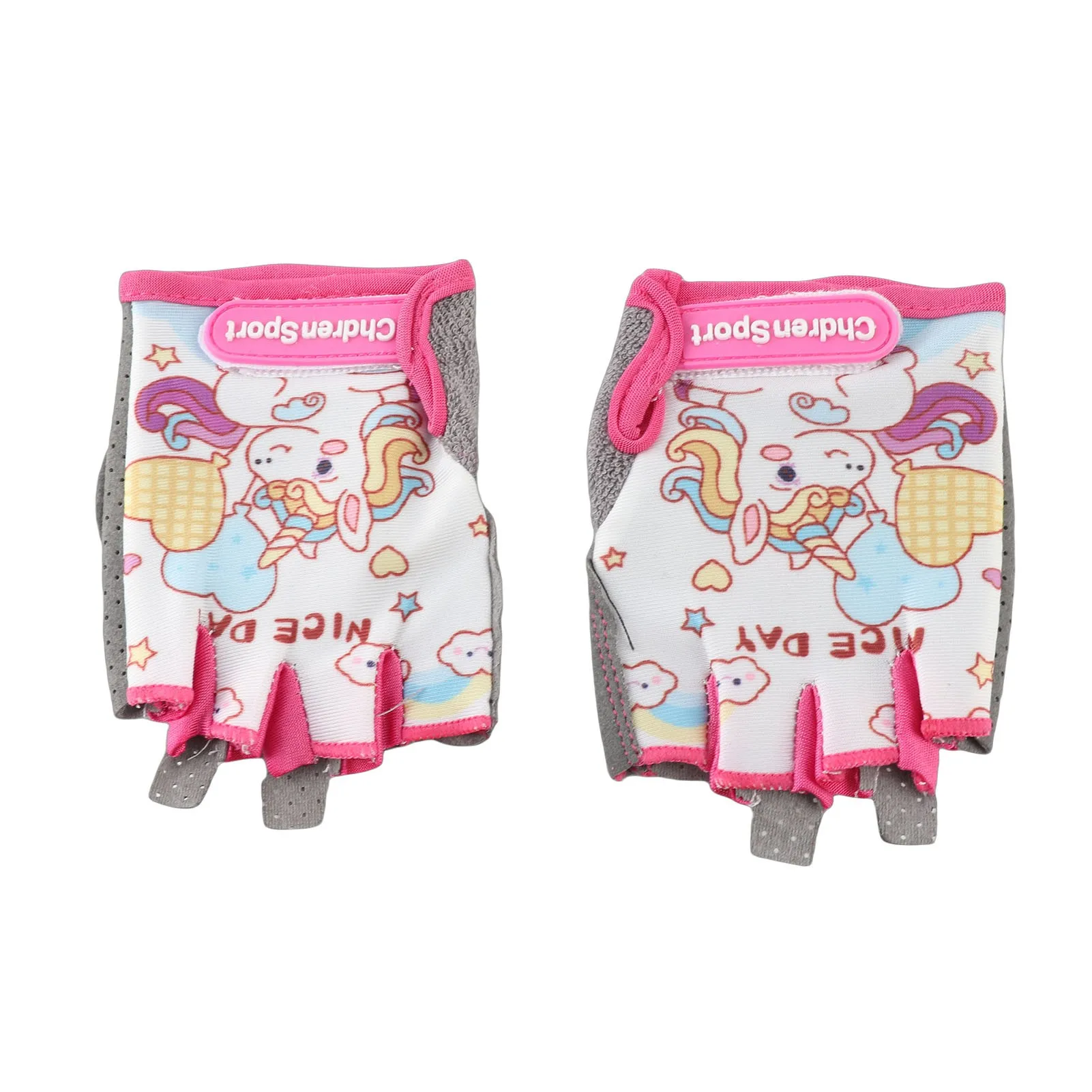 Kids Cycling Gloves Cute Cartoon Half Finger Bike Gloves Non Slip Mitten Shock Absorbing Breathable Sports Gloves for Boys Girls
Kids Cycling Gloves Cute Cartoon Half Finger Bike Gloves Non Slip Mitten Shock Absorbing Breathable Sports Gloves for Boys Girls