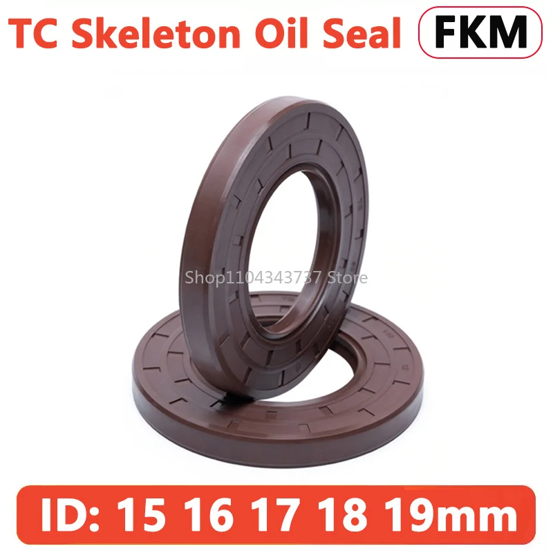 2pcs Inside Diameter 15 16 17 18 19mm Fluorine Rubber Oil Seal FKM TC Skeleton Oil Seals High Temperature Acid Resistance Gasket
2pcs Inside Diameter 15 16 17 18 19mm Fluorine Rubber Oil Seal FKM TC Skeleton Oil Seals High Temperature Acid Resistance Gasket