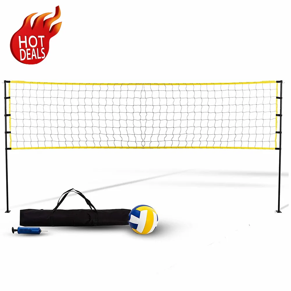 Custom Length Portable Stand With Net Set Equipment Standard Poles Outdoor Volleyball Net Manufacturer
Custom Length Portable Stand With Net Set Equipment Standard Poles Outdoor Volleyball Net Manufacturer