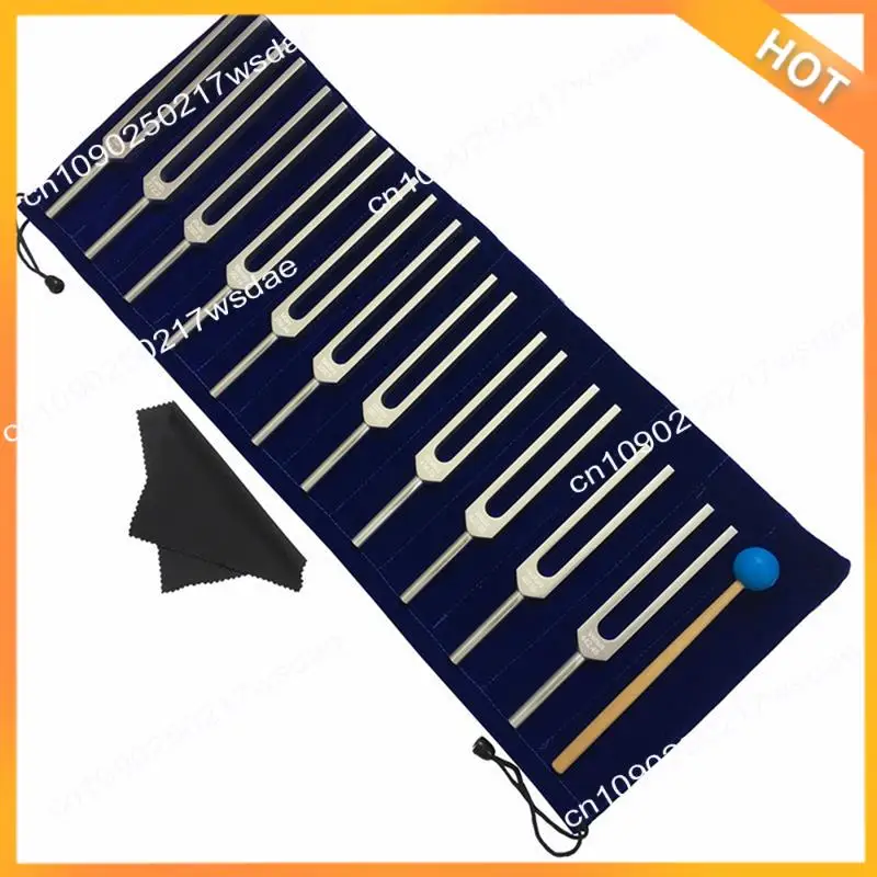 X08A Tuning Fork Set, 11 Tuning Forks For Healing, Sound Therapy, With Silicone Hammer Cleaning Cloth And Bag
X08A Tuning Fork Set, 11 Tuning Forks For Healing, Sound Therapy, With Silicone Hammer Cleaning Cloth And Bag