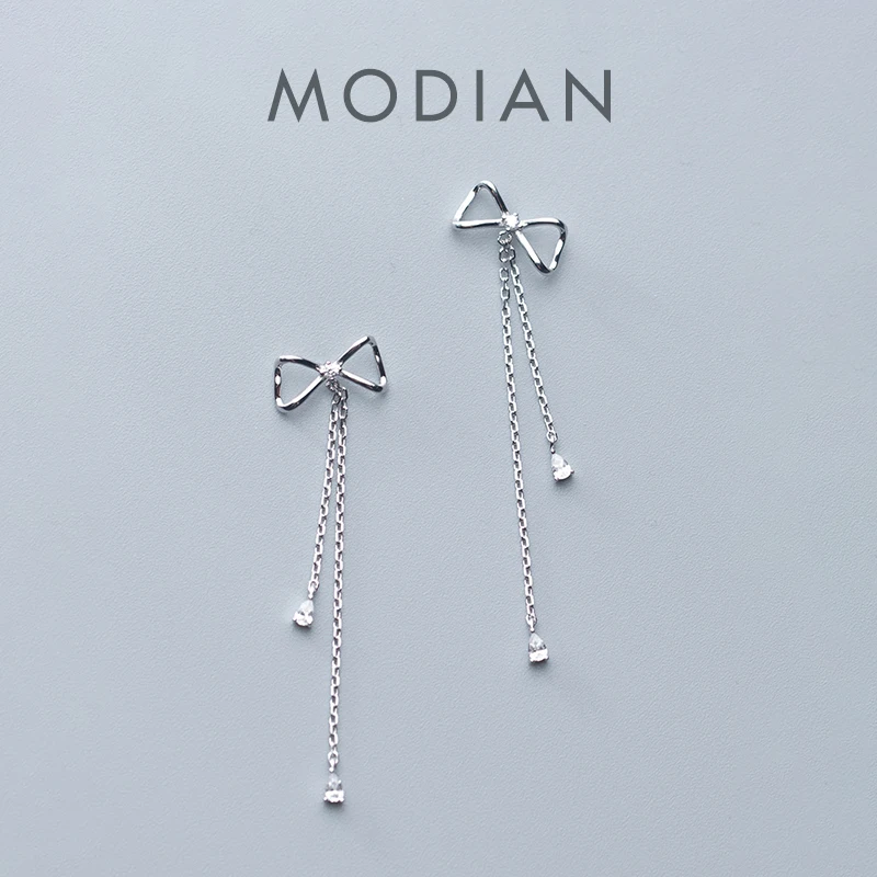 Modian Simple Rose Gold Color Bowknot Long Tassel Swing Drop Earrings For Women Sterling Silver 925 Dangle Earring Charm Jewelry
Modian Simple Rose Gold Color Bowknot Long Tassel Swing Drop Earrings For Women Sterling Silver 925 Dangle Earring Charm Jewelry