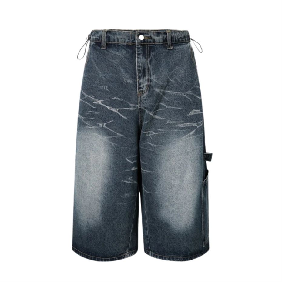 Hip Hop Denim Shorts Men Streetwear Punk Print Jeans Short Oversized Harajuku Vintage Big Pockets Baggy Calf Length Pant Male
Hip Hop Denim Shorts Men Streetwear Punk Print Jeans Short Oversized Harajuku Vintage Big Pockets Baggy Calf Length Pant Male