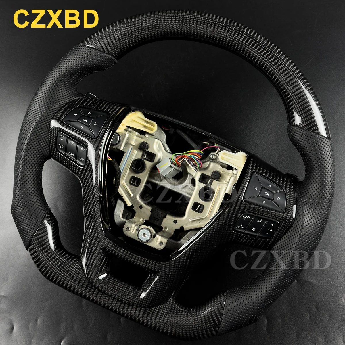 Fit For Ford Explorer 2016 2017 2018 Real Carbon Fiber Steering Wheel High Quality Customized Newly Made
Fit For Ford Explorer 2016 2017 2018 Real Carbon Fiber Steering Wheel High Quality Customized Newly Made
