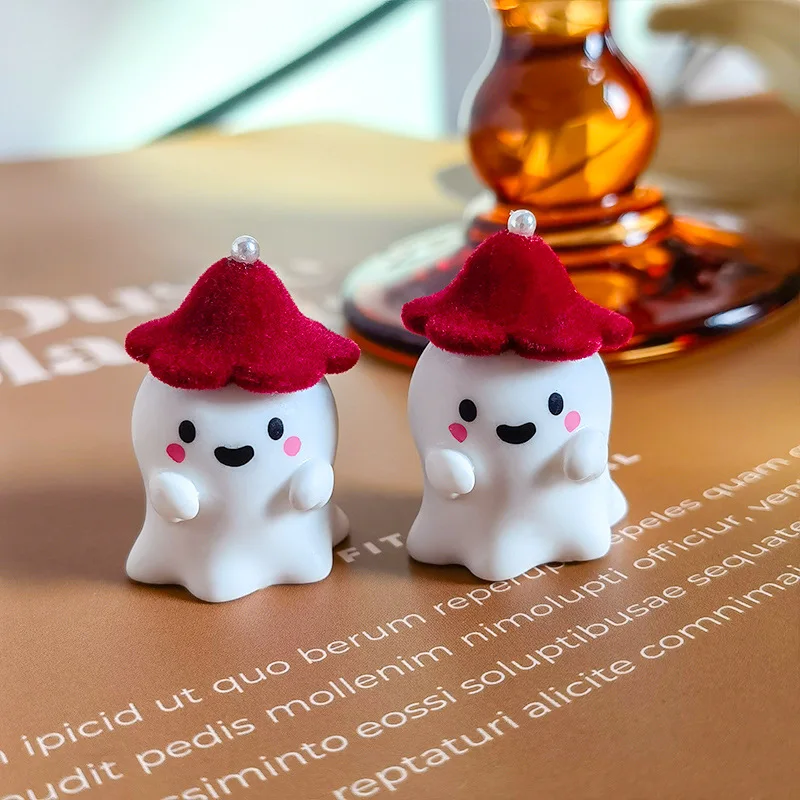 Cute Halloween Resin Ghost Stud Earrings for Women Fashion Fabric Red Star Bowknot Piercing Earring Girl All Saints' Day Jewelry
Cute Halloween Resin Ghost Stud Earrings for Women Fashion Fabric Red Star Bowknot Piercing Earring Girl All Saints' Day Jewelry