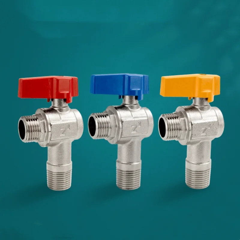 1/2" 3/4" BSP Male Thread Full Port Brass Angle Ball Valve For Kitchen Bathroom Water Heater Toilet
1/2" 3/4" BSP Male Thread Full Port Brass Angle Ball Valve For Kitchen Bathroom Water Heater Toilet