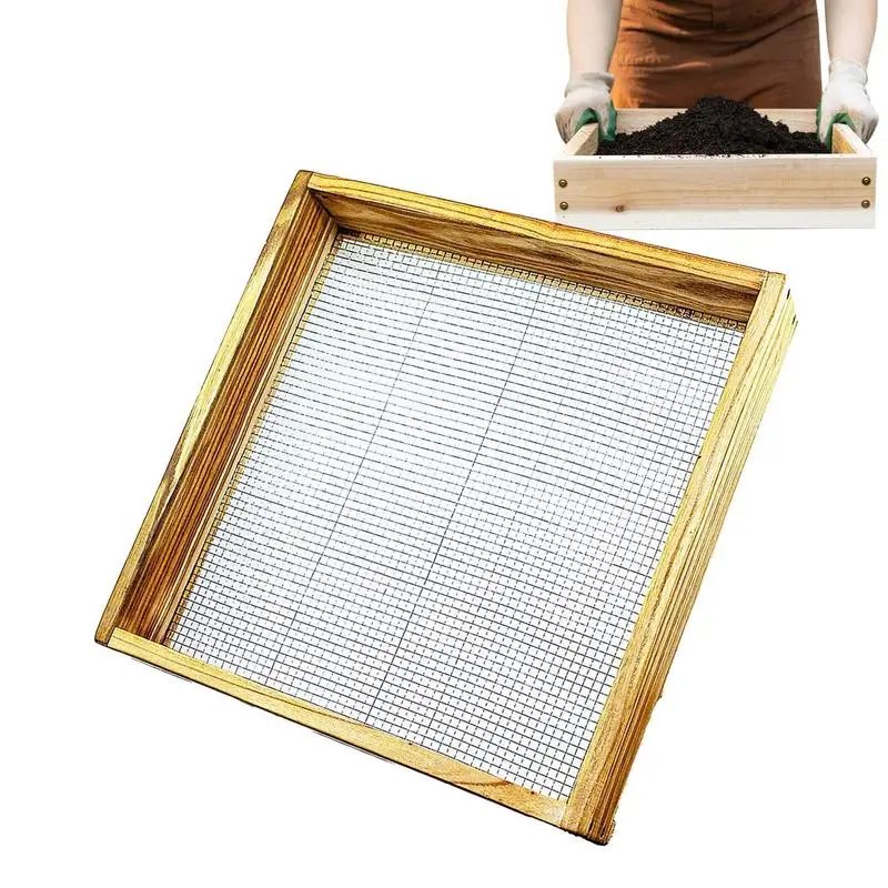 Garden Soil Sifter Multifunctional Handheld Gravel Sifter Compost Soil Screen Sifters Wood Dirt Sieve Hand For Rock Cleaning
Garden Soil Sifter Multifunctional Handheld Gravel Sifter Compost Soil Screen Sifters Wood Dirt Sieve Hand For Rock Cleaning