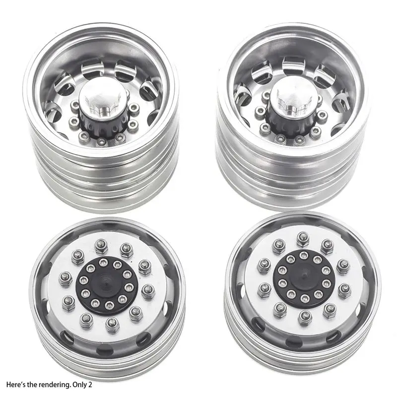 A48U Metal Front Rear Wheel Rim Hubs for Tamiya Truck 1/14 RC Tractor Trailer Cargo Car Wheels Tires,Rear 44Mm,2PCS
A48U Metal Front Rear Wheel Rim Hubs for Tamiya Truck 1/14 RC Tractor Trailer Cargo Car Wheels Tires,Rear 44Mm,2PCS