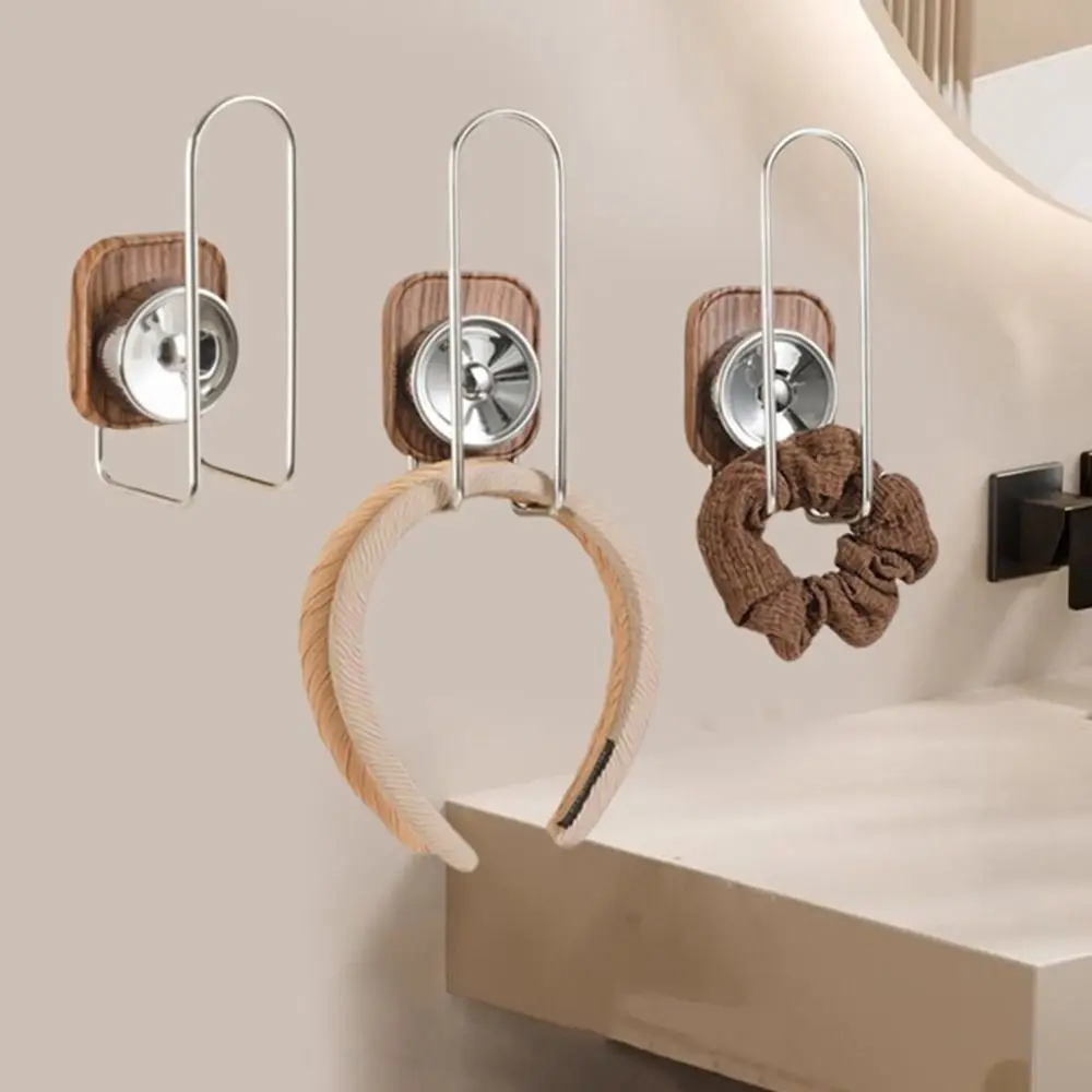 Multifunctional No-Punch Suction Cup Hook Wall Mounted Space Saving Headband Holder Seamless Headband Storage Rack Living Room 
Multifunctional No-Punch Suction Cup Hook Wall Mounted Space Saving Headband Holder Seamless Headband Storage Rack Living Room