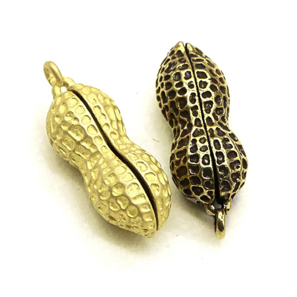 Creative Peanut Keychain Pendant Durable Material Long Time Use Brass Decor Gift Idea Bag Charm Car Key Accessory
Creative Peanut Keychain Pendant Durable Material Long Time Use Brass Decor Gift Idea Bag Charm Car Key Accessory