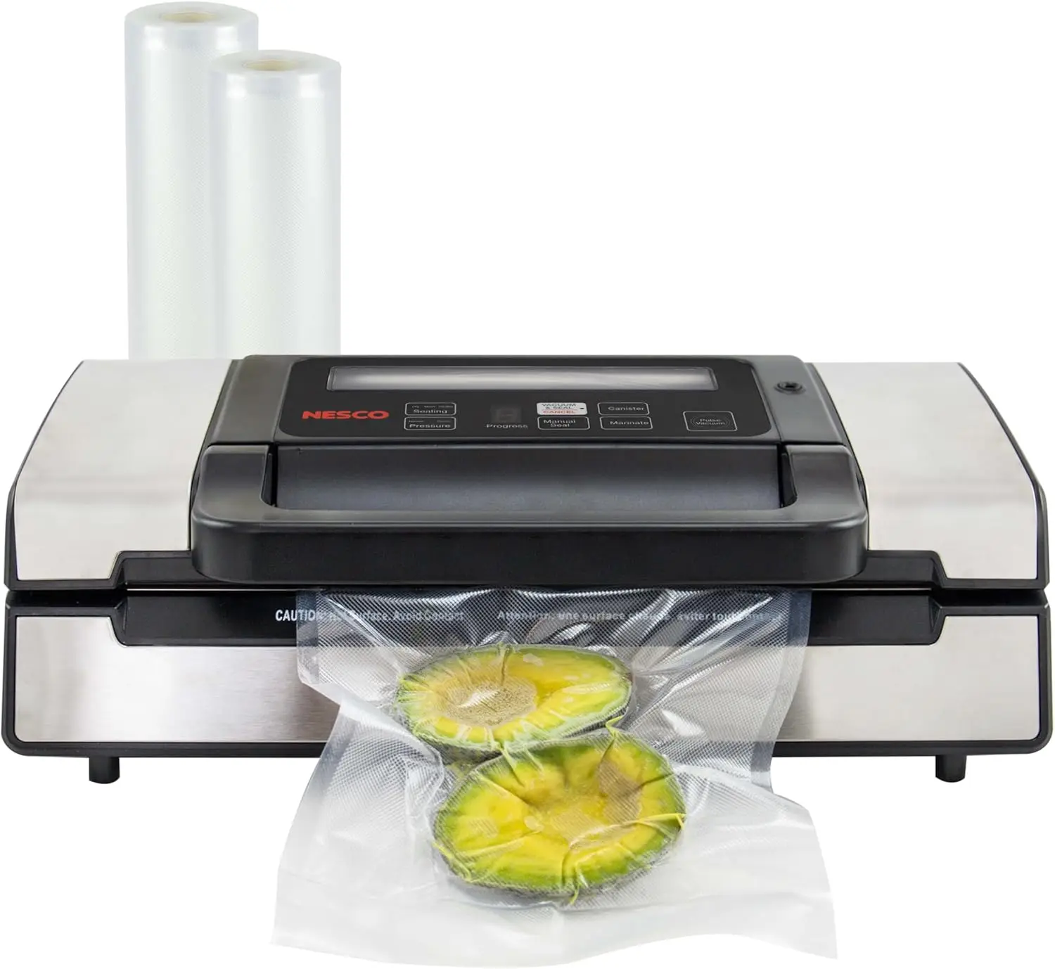 Compact Silver Vacuum Sealer with 130W Power, Kit Bags & Viewing Lid for Food Preservation
Compact Silver Vacuum Sealer with 130W Power, Kit Bags & Viewing Lid for Food Preservation