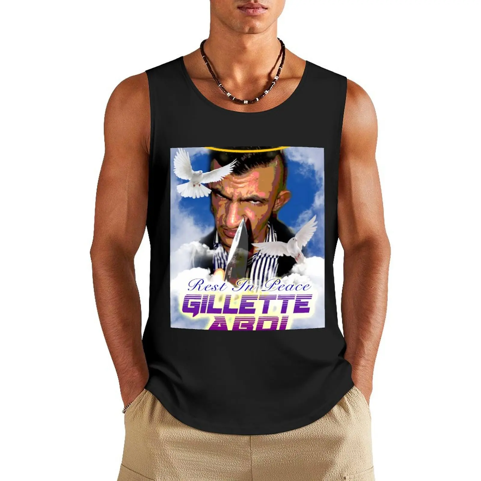 GILLETTE ABDI RIP майка, футболка, тренажерный зал, мужской жилет, мужской сексуальный костюм
GILLETTE ABDI RIP майка, футболка, тренажерный зал, мужской жилет, мужской сексуальный костюм