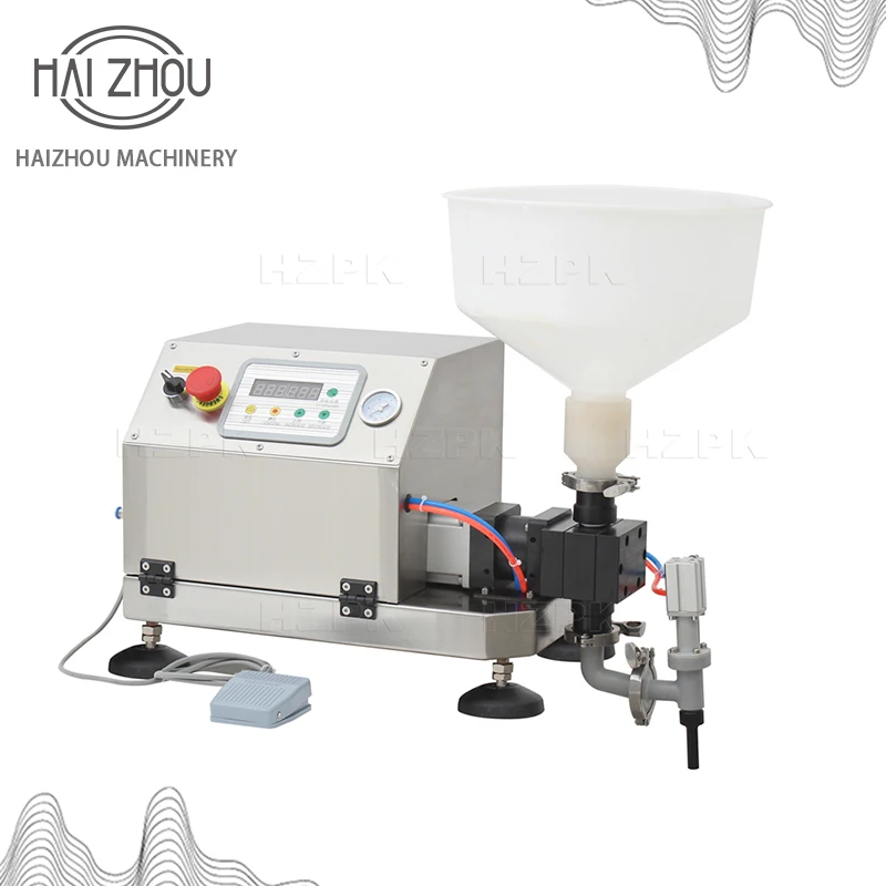 HAIZHOU Gear Pump Filling Machine 10mL-10L | Semi-Auto Filler for Thick Liquids | Accurate for Honey, Sauce, Lotion, Chemical
HAIZHOU Gear Pump Filling Machine 10mL-10L | Semi-Auto Filler for Thick Liquids | Accurate for Honey, Sauce, Lotion, Chemical