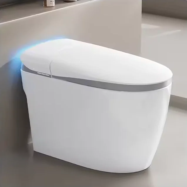 Modern Style Floor Mounted Wc Intelligent Bidet Toilet Automatic Operation Flush Auto Open Sensor Smart Toilet Bowl
Modern Style Floor Mounted Wc Intelligent Bidet Toilet Automatic Operation Flush Auto Open Sensor Smart Toilet Bowl