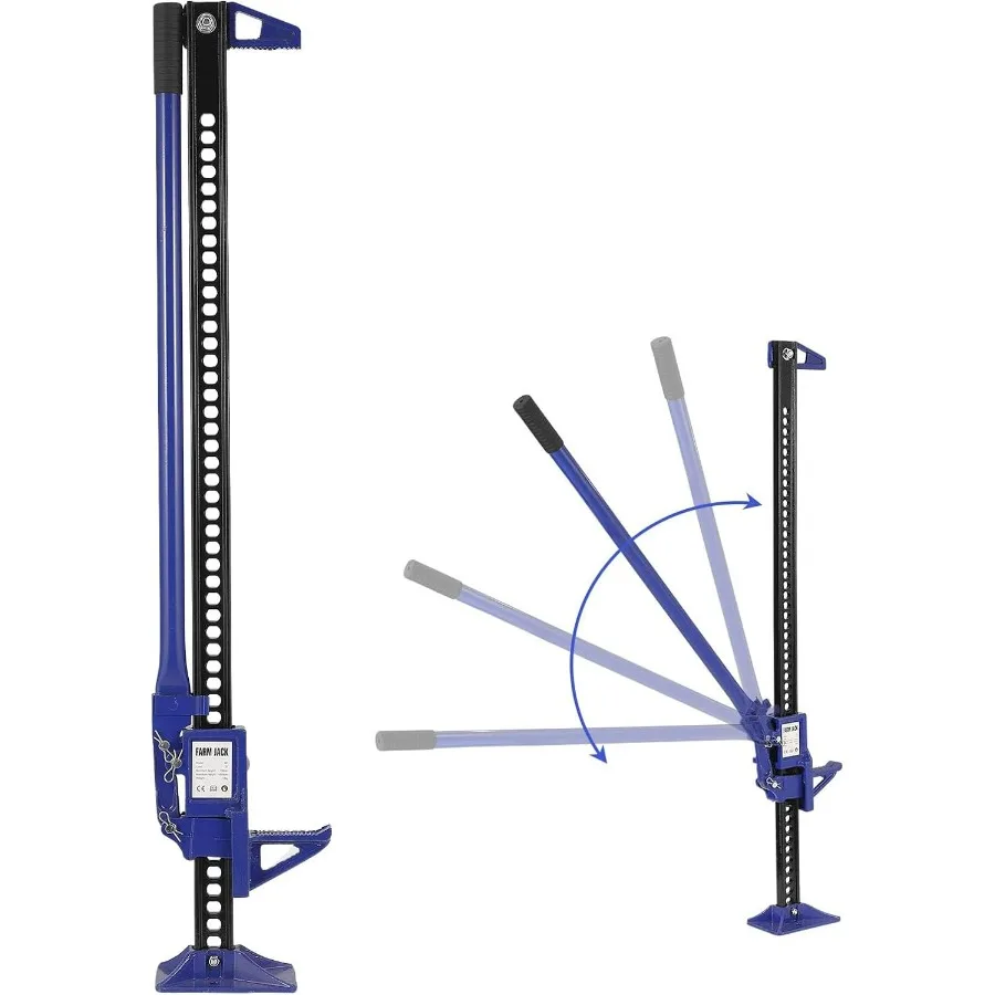 High Lift Farm Jack-3 Ton Farm Jacks 48 Inch, 7000LBS Heavy Duty Bumper Jack, Utility Off Road Jack for Tractor, Truck, SUV, Bum
High Lift Farm Jack-3 Ton Farm Jacks 48 Inch, 7000LBS Heavy Duty Bumper Jack, Utility Off Road Jack for Tractor, Truck, SUV, Bum