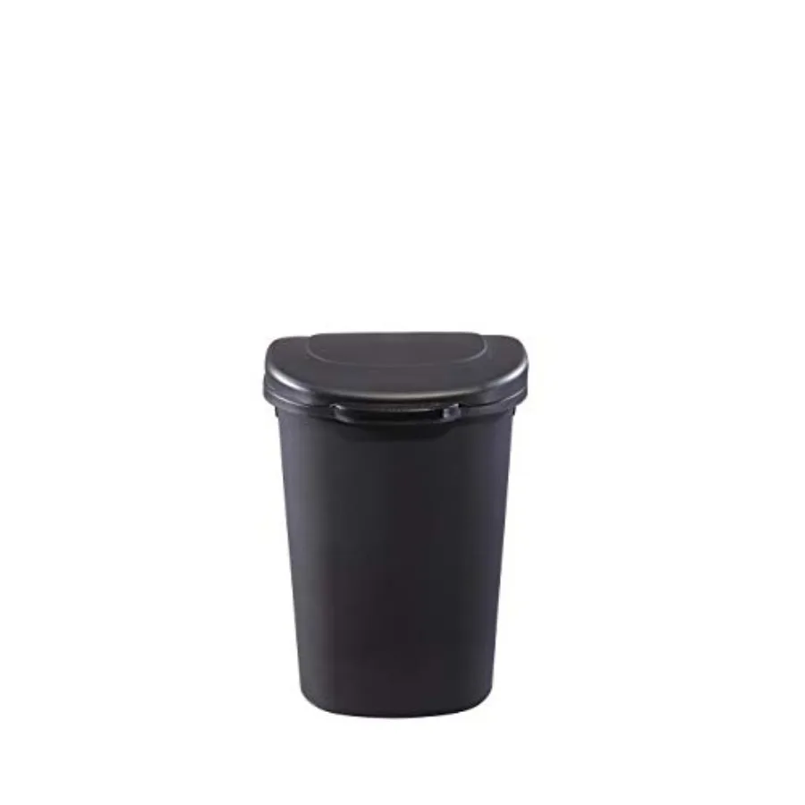 Commercial Products Trash Can/Wastebasket with Lid 13-Gallon Small Black Garbage Bin for Home/Kitchen/Bathroom/Bedroom/Office
Commercial Products Trash Can/Wastebasket with Lid 13-Gallon Small Black Garbage Bin for Home/Kitchen/Bathroom/Bedroom/Office