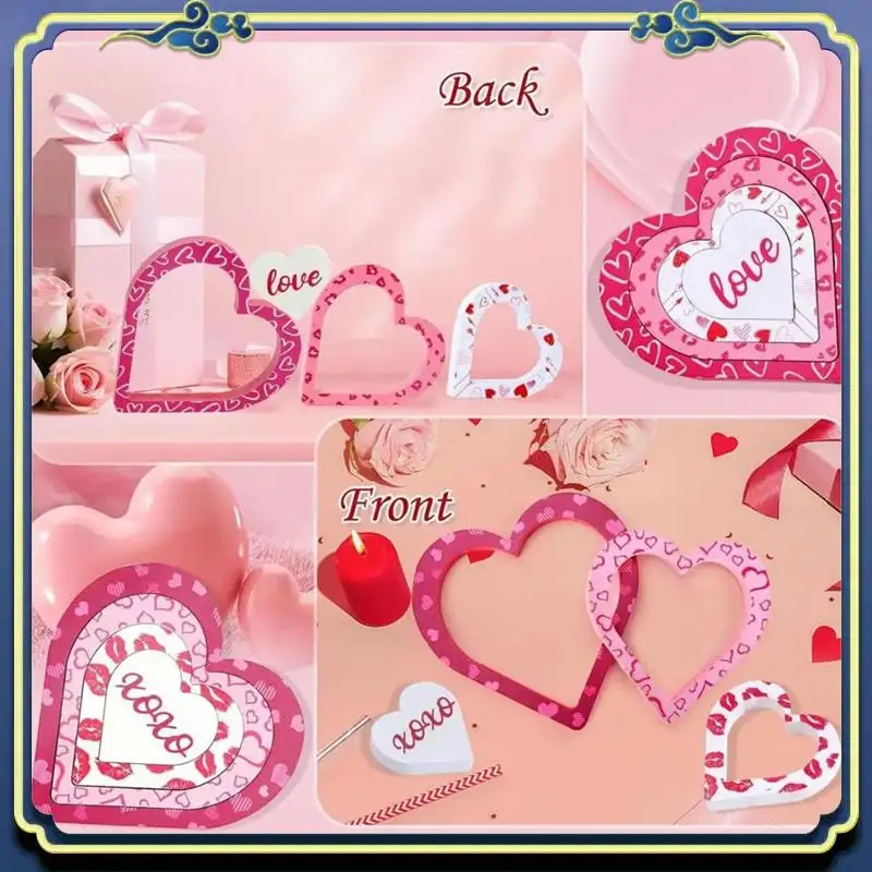 Latest Heart Decoration For Coffee Table Valentine's Day Wooden Heart Decorations For Home Table Tiered Tray Mantel Set Of 4
Latest Heart Decoration For Coffee Table Valentine's Day Wooden Heart Decorations For Home Table Tiered Tray Mantel Set Of 4