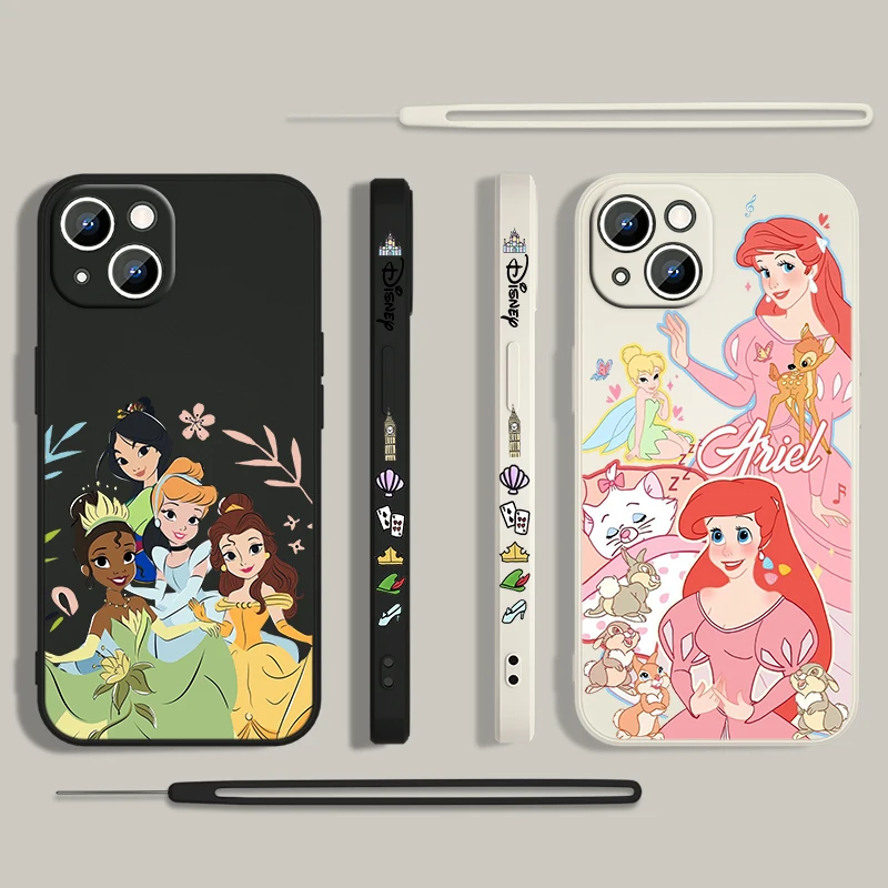 Disney Princess Dreamy Phone Case For Apple iPhone 15 14 13 12 11 Pro Max Plus 8 7 SE Liquid Left Rope Capa Cover
Disney Princess Dreamy Phone Case For Apple iPhone 15 14 13 12 11 Pro Max Plus 8 7 SE Liquid Left Rope Capa Cover