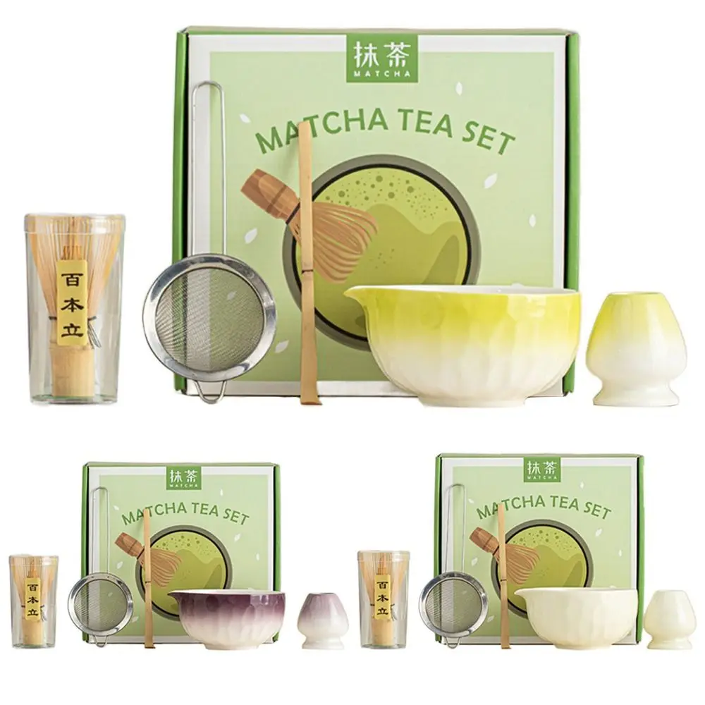 5pcs New Ceramic Japanese Matcha Tea Set Reusable Food Grade Matcha Whisk Set Bamboo Whisk Teaspoon Tea Sets
5pcs New Ceramic Japanese Matcha Tea Set Reusable Food Grade Matcha Whisk Set Bamboo Whisk Teaspoon Tea Sets