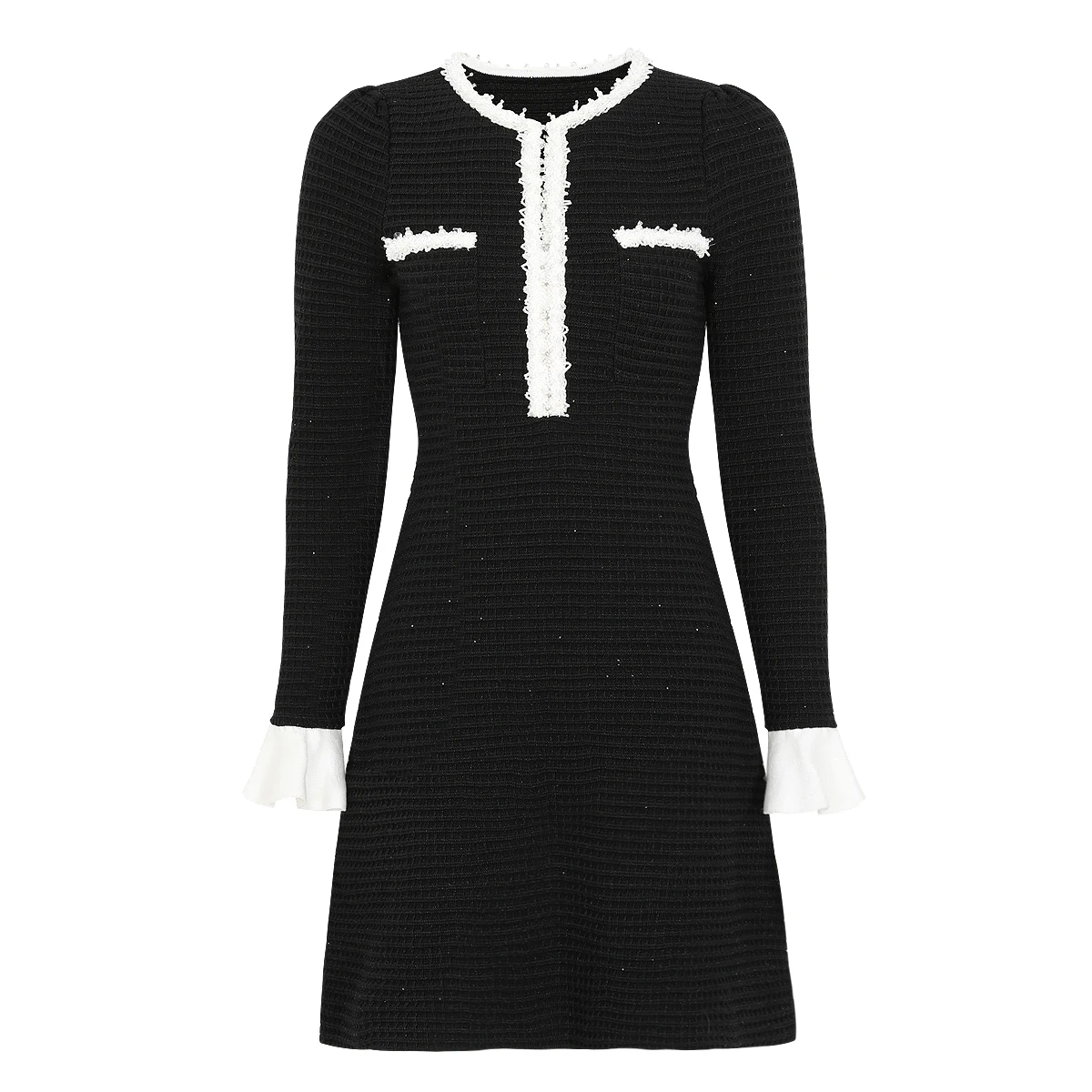 26109 High quality Spring and Autumn New Fashion Knitted Heavy duty Nail Bead Slimming Long sleeved Women's Dress
26109 High quality Spring and Autumn New Fashion Knitted Heavy duty Nail Bead Slimming Long sleeved Women's Dress