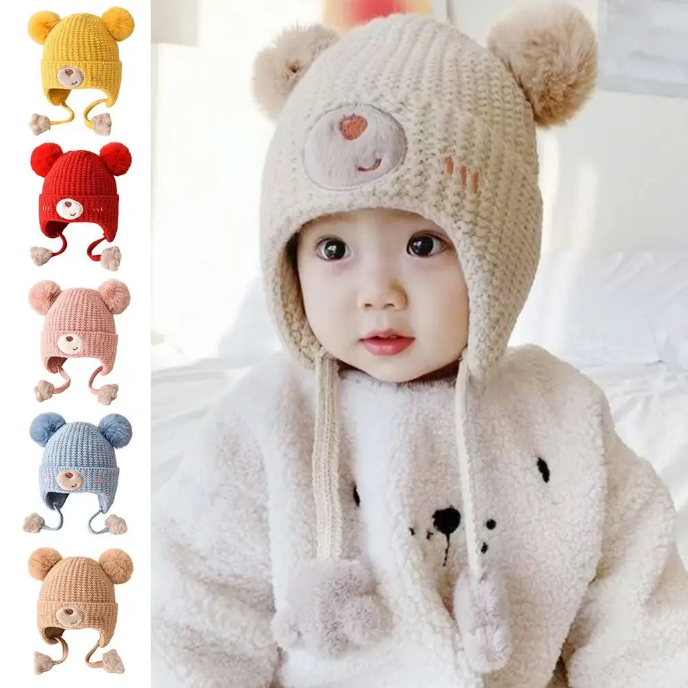 Вязаные шапки, милая дизайнерская шапка, теплый материал, ветрозащитная зимняя шапка, хлопчатобумажная ткань, вязаная крючком стильная шерстяная шапка для малышей