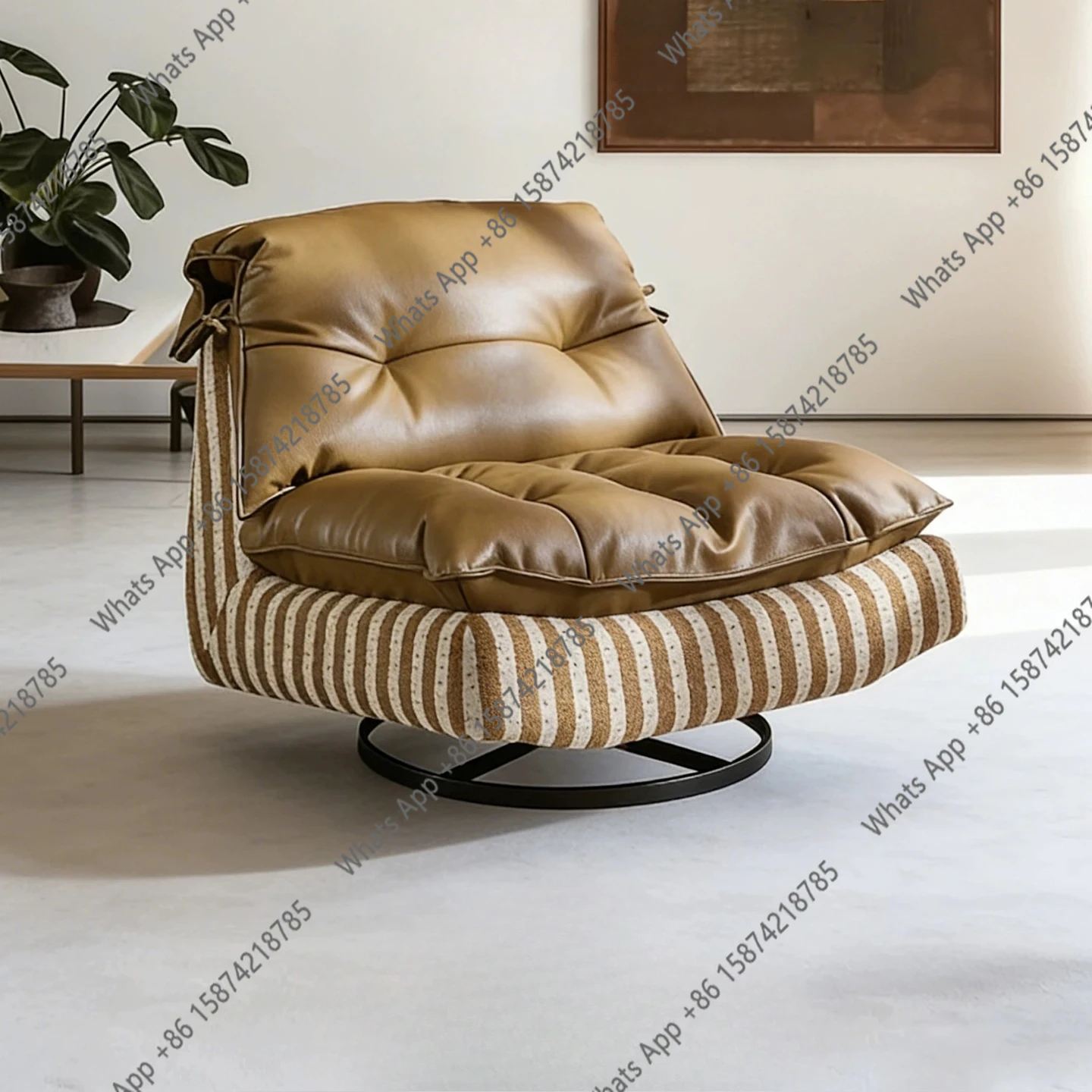 Light luxury single sofa living room advanced leisure rotating function lazy chair balcony leather high-end single chair
Light luxury single sofa living room advanced leisure rotating function lazy chair balcony leather high-end single chair