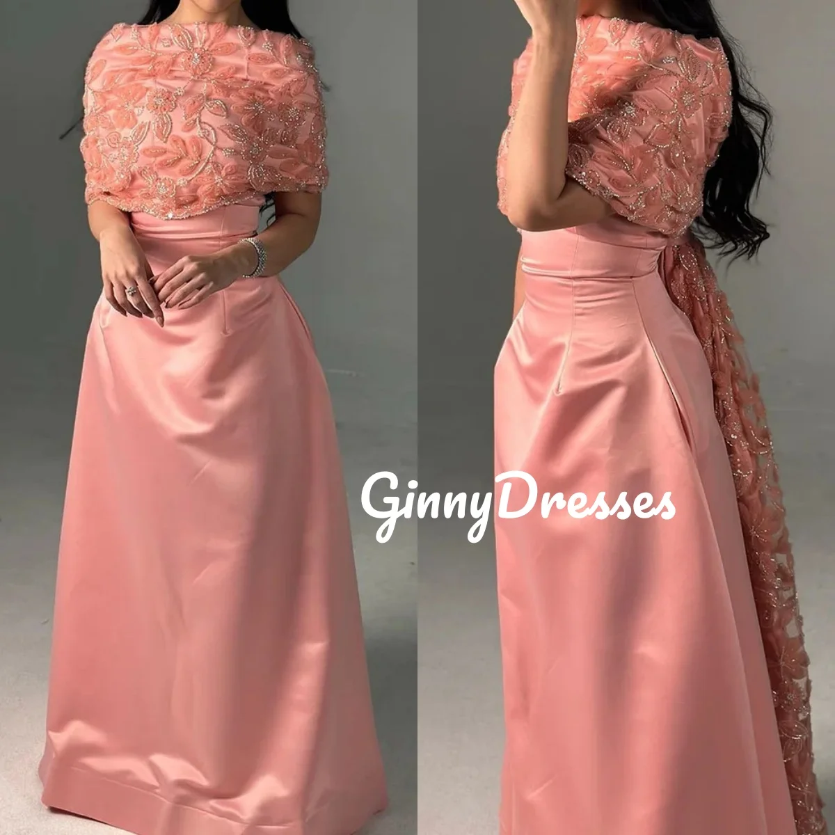 فساتين سهرة Customize Column Off-The-Shoulder Birthday Dresses Luxury Floor-Length Lace Dresses For Prom Satin Zipper Up Cap
فساتين سهرة Customize Column Off-The-Shoulder Birthday Dresses Luxury Floor-Length Lace Dresses For Prom Satin Zipper Up Cap