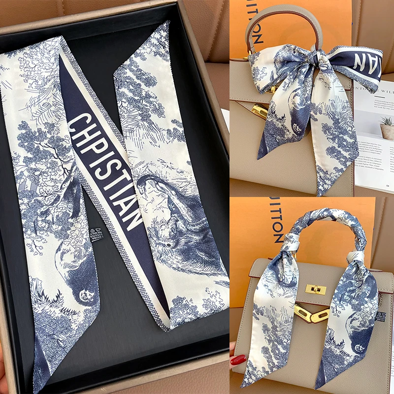 Decorative Silk Scarf Hair Ties Handbag Knots Flowing Ribbons Polyester Fiber Animal Pattern Korean Sle Women's Faion Acc...
Decorative Silk Scarf Hair Ties Handbag Knots Flowing Ribbons Polyester Fiber Animal Pattern Korean Sle Women's Faion Acc...