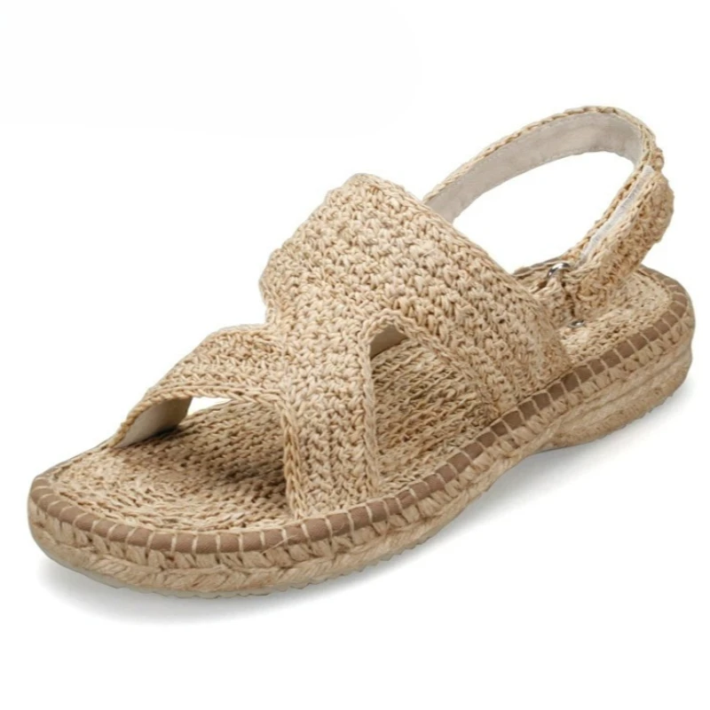 Cotton and Linen Grass Sandals Shoes for Men's Gan Gu Ma Sandals Odor and Sweat AbsorbingHan Ma Dry Feet Pure Handmade Weaving
Cotton and Linen Grass Sandals Shoes for Men's Gan Gu Ma Sandals Odor and Sweat AbsorbingHan Ma Dry Feet Pure Handmade Weaving