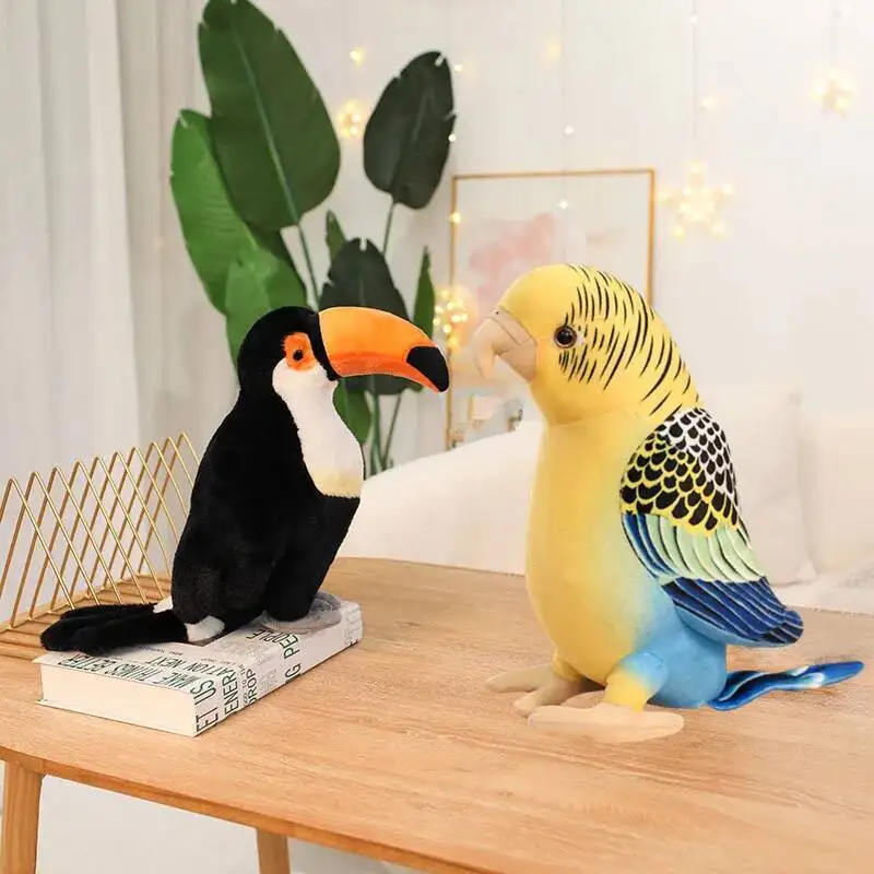 ReaListic Birds Simulation Colorful Parrot Toucan Plush Toy Home Decor Stuffed Dolls Soft Animal Pillow Funny Gifts
ReaListic Birds Simulation Colorful Parrot Toucan Plush Toy Home Decor Stuffed Dolls Soft Animal Pillow Funny Gifts