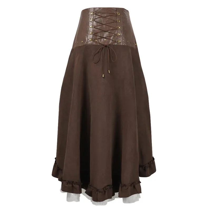 CyVictorian Medieval Steampunk Leather Vintage Sexy Skirt Gothic Clothing Women Skirts Carnival Dress Up Party Dance Performance
CyVictorian Medieval Steampunk Leather Vintage Sexy Skirt Gothic Clothing Women Skirts Carnival Dress Up Party Dance Performance