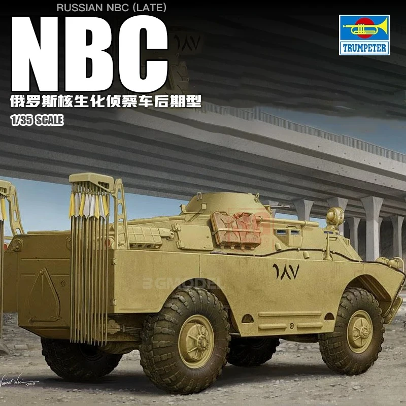 Trumpeter 05516 1/35 Russian NBC Reconnaissance Vehicle Late Version Model Kit
Trumpeter 05516 1/35 Russian NBC Reconnaissance Vehicle Late Version Model Kit