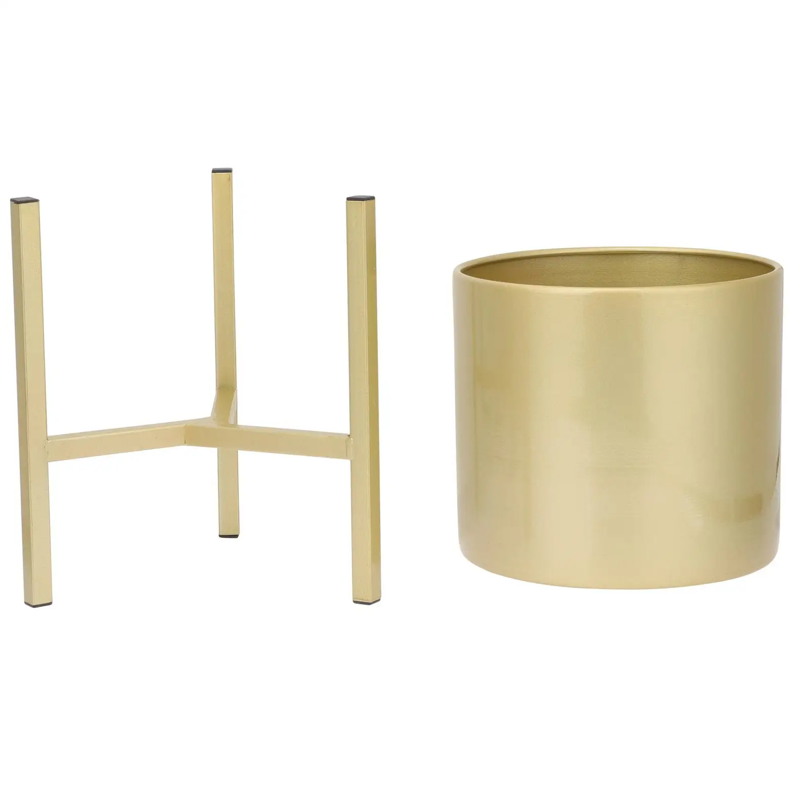 Gold Planter Outdoor Indoor Plants Flowerpot Holder with Rack Navy Tabletop Decorative
Gold Planter Outdoor Indoor Plants Flowerpot Holder with Rack Navy Tabletop Decorative