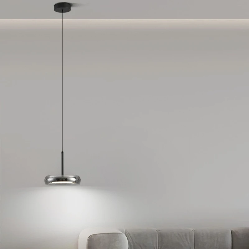 Minimalist Art LED Pendant Light for Bedside Suspension Luminaire Bedroom Living Room Chandelier Pendant Lamp Black Home Decor
Minimalist Art LED Pendant Light for Bedside Suspension Luminaire Bedroom Living Room Chandelier Pendant Lamp Black Home Decor