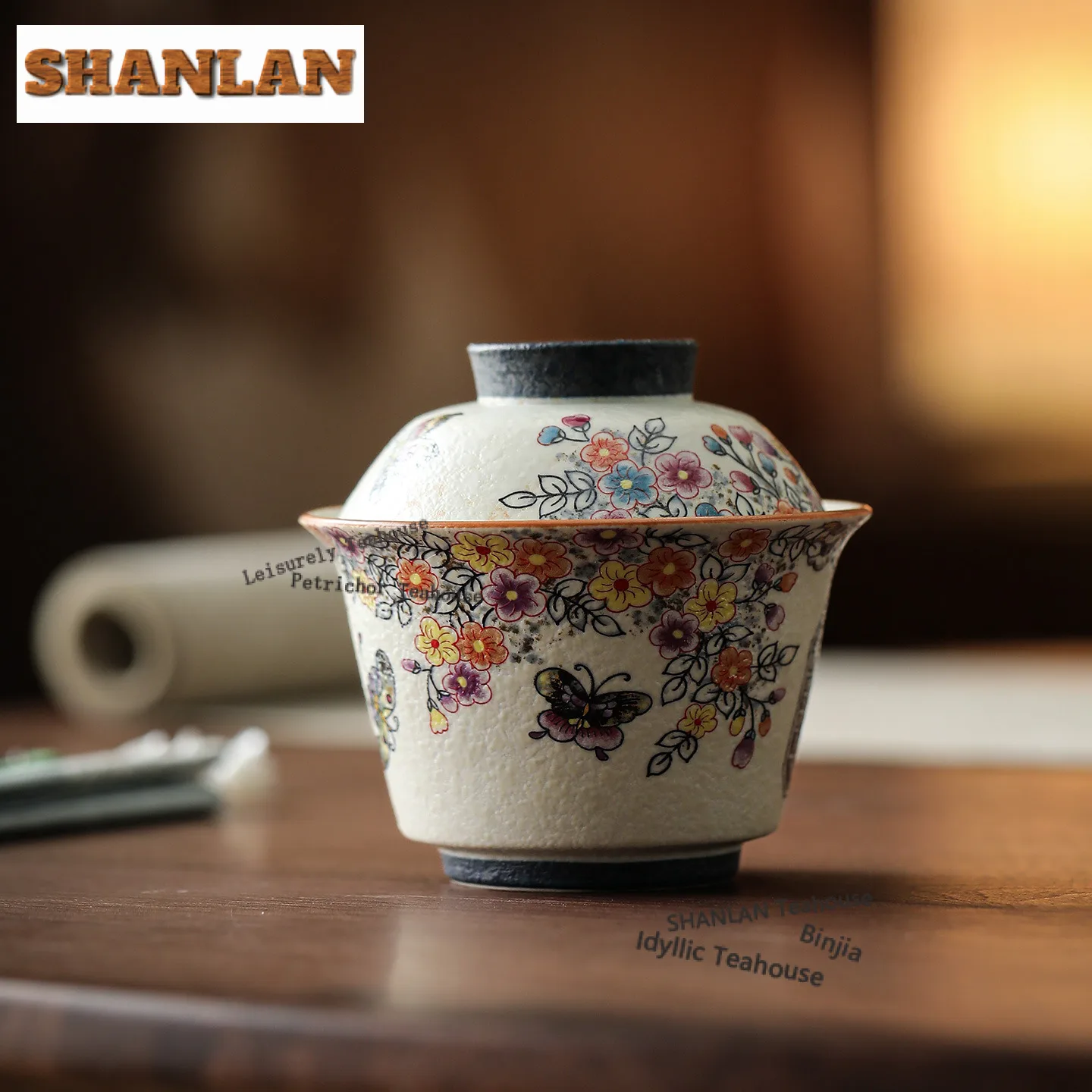 100ml Caramel Glaze Flower Butterfly Gaiwan Luxury Tea Tureen Tea Bowl With Lid Kit Tea Brewing Cover Bowl Kungfu Teaset Gifts
100ml Caramel Glaze Flower Butterfly Gaiwan Luxury Tea Tureen Tea Bowl With Lid Kit Tea Brewing Cover Bowl Kungfu Teaset Gifts