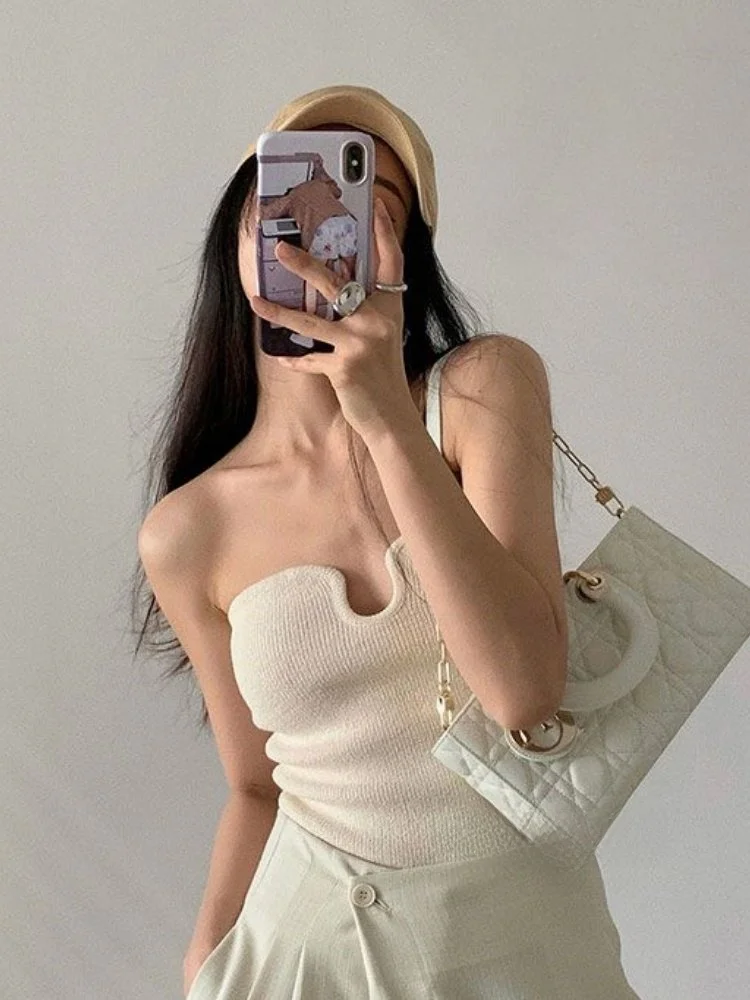 Faionable Knitted U-Ne Svel Slim Fit Top Inner Wear oulder Bared Outerwear for Women ort Casual Stripe Pattern
Faionable Knitted U-Ne Svel Slim Fit Top Inner Wear oulder Bared Outerwear for Women ort Casual Stripe Pattern