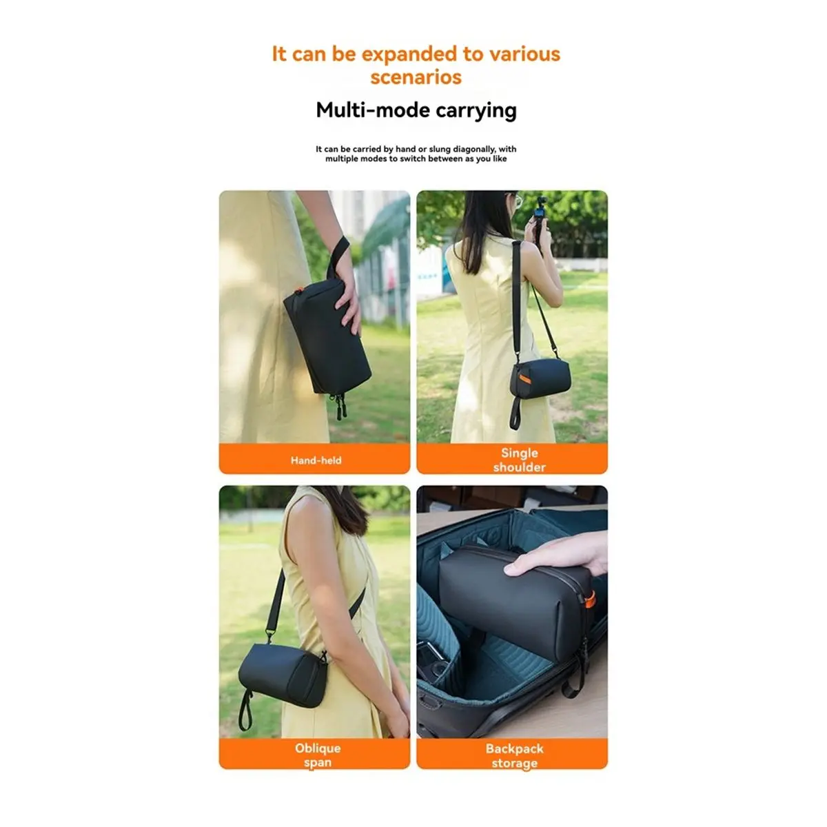 Super Portable Storage Carrying Bag for DJI Osmo Pocket 3 Durable Lightweight Protective Travel Case
Super Portable Storage Carrying Bag for DJI Osmo Pocket 3 Durable Lightweight Protective Travel Case