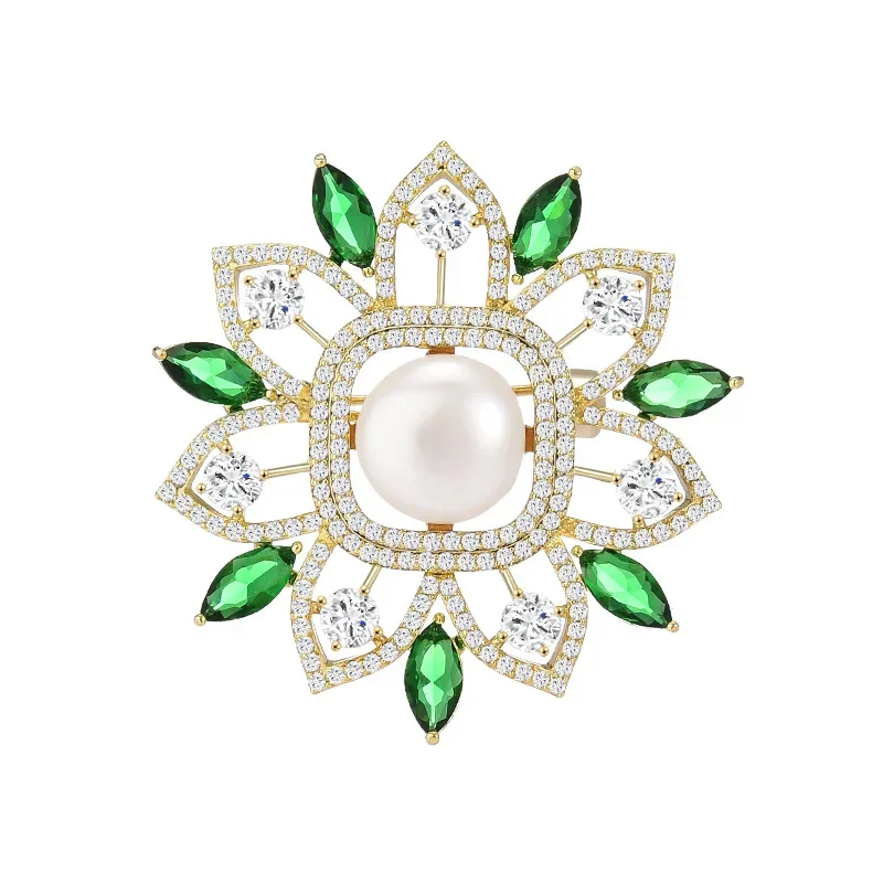 New Luxury Zircon Geometry Brooch Pins for Women Natural Freshwater Pearl Accessories Collar Pin Temperament Retro Brooch Pin
New Luxury Zircon Geometry Brooch Pins for Women Natural Freshwater Pearl Accessories Collar Pin Temperament Retro Brooch Pin