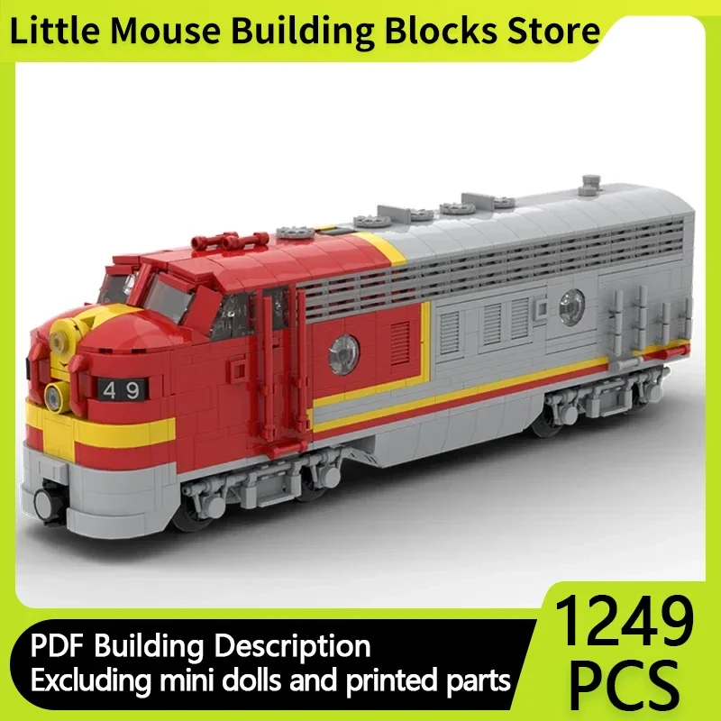City Service Car Model MOC Building Bricks ATSF EMD F7 Retro Train Modular Technology Gifts Children Toys Suit Holiday Assemble
City Service Car Model MOC Building Bricks ATSF EMD F7 Retro Train Modular Technology Gifts Children Toys Suit Holiday Assemble