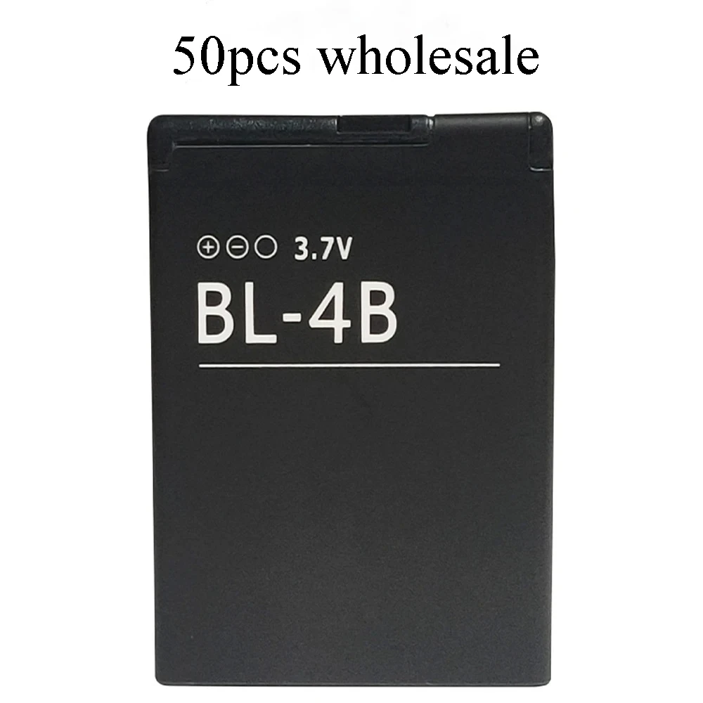 50pcs/lot Battery BL-4B For Nokia N76 5000 5320XM 7070 2505 2630 2660 2760 7088 2730 6111 N75 BL 4B 700mAh
50pcs/lot Battery BL-4B For Nokia N76 5000 5320XM 7070 2505 2630 2660 2760 7088 2730 6111 N75 BL 4B 700mAh