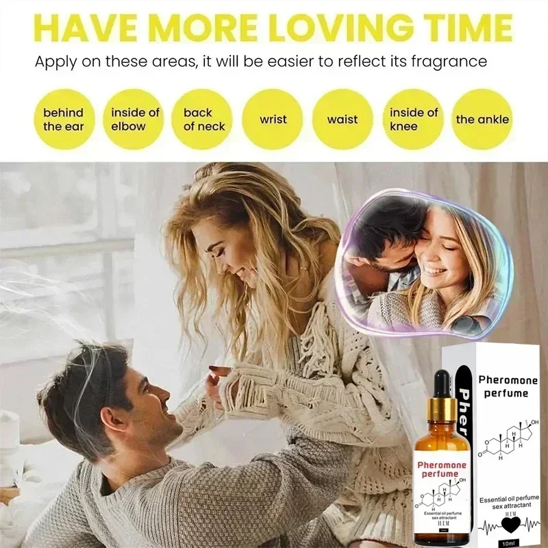 Pheromone Perfume Essential Oil For Men Women Natural Refreshing Body Perfume Long-lasting Fragrance
Pheromone Perfume Essential Oil For Men Women Natural Refreshing Body Perfume Long-lasting Fragrance