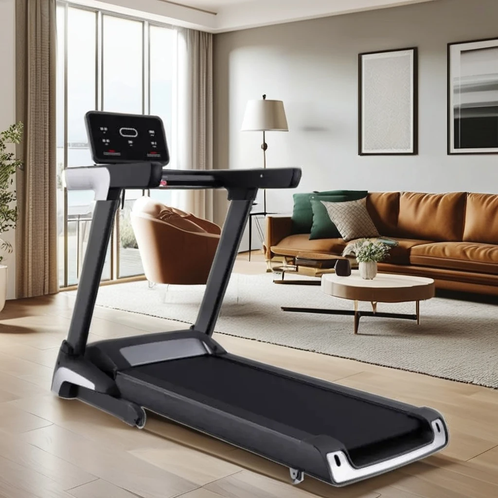 Luxury Foldable Treadmill With 3.5HP Brushless Motor, Smart Bluetooth Control, Auto Incline And Large Running Area For Home Gym
Luxury Foldable Treadmill With 3.5HP Brushless Motor, Smart Bluetooth Control, Auto Incline And Large Running Area For Home Gym