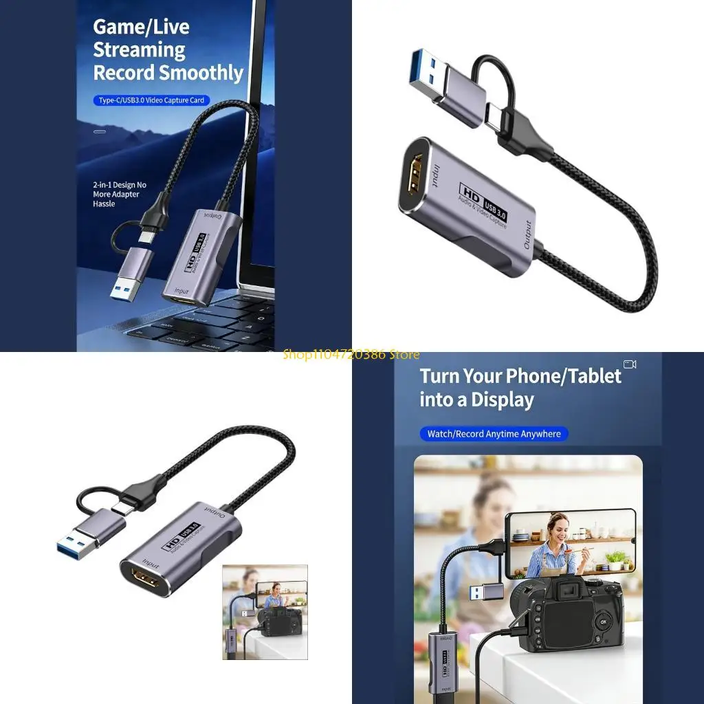 Карта захвата видео K0EA USB3.0 для входного звука HDTV 4K60 Гц, поддержка потоковой передачи игр на ПК и записи конференций
Карта захвата видео K0EA USB3.0 для входного звука HDTV 4K60 Гц, поддержка потоковой передачи игр на ПК и записи конференций