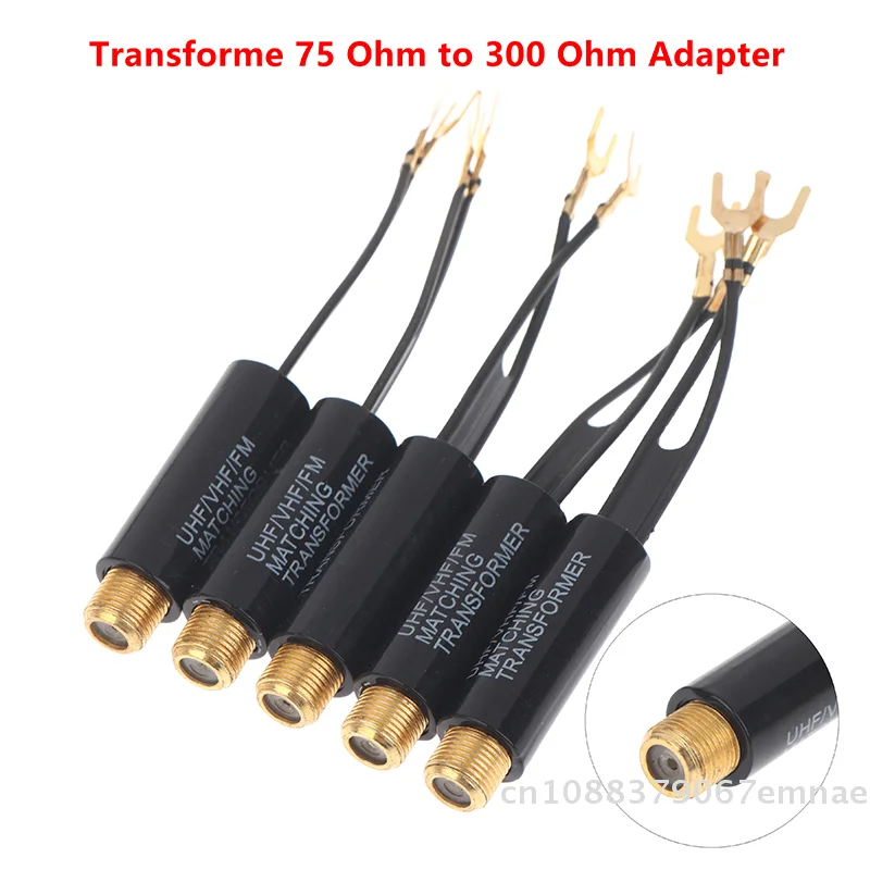 2/5/10Pcs 75 Ohm to 300 Ohm UHF VHF FM Antenna Transformer Converter F Female Adapter for TV Radio RF Coaxial Antenna
2/5/10Pcs 75 Ohm to 300 Ohm UHF VHF FM Antenna Transformer Converter F Female Adapter for TV Radio RF Coaxial Antenna