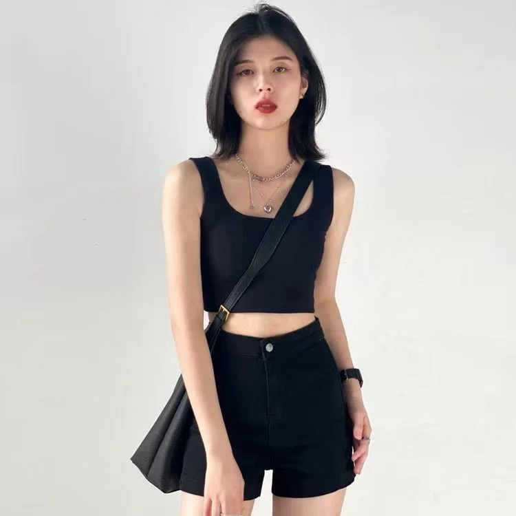 White ort Svel Vest Top Women's Summer Casual Faion INS Trendy Crop Top Inner Wear Outer Wear Cotton Lycra Blend
White ort Svel Vest Top Women's Summer Casual Faion INS Trendy Crop Top Inner Wear Outer Wear Cotton Lycra Blend