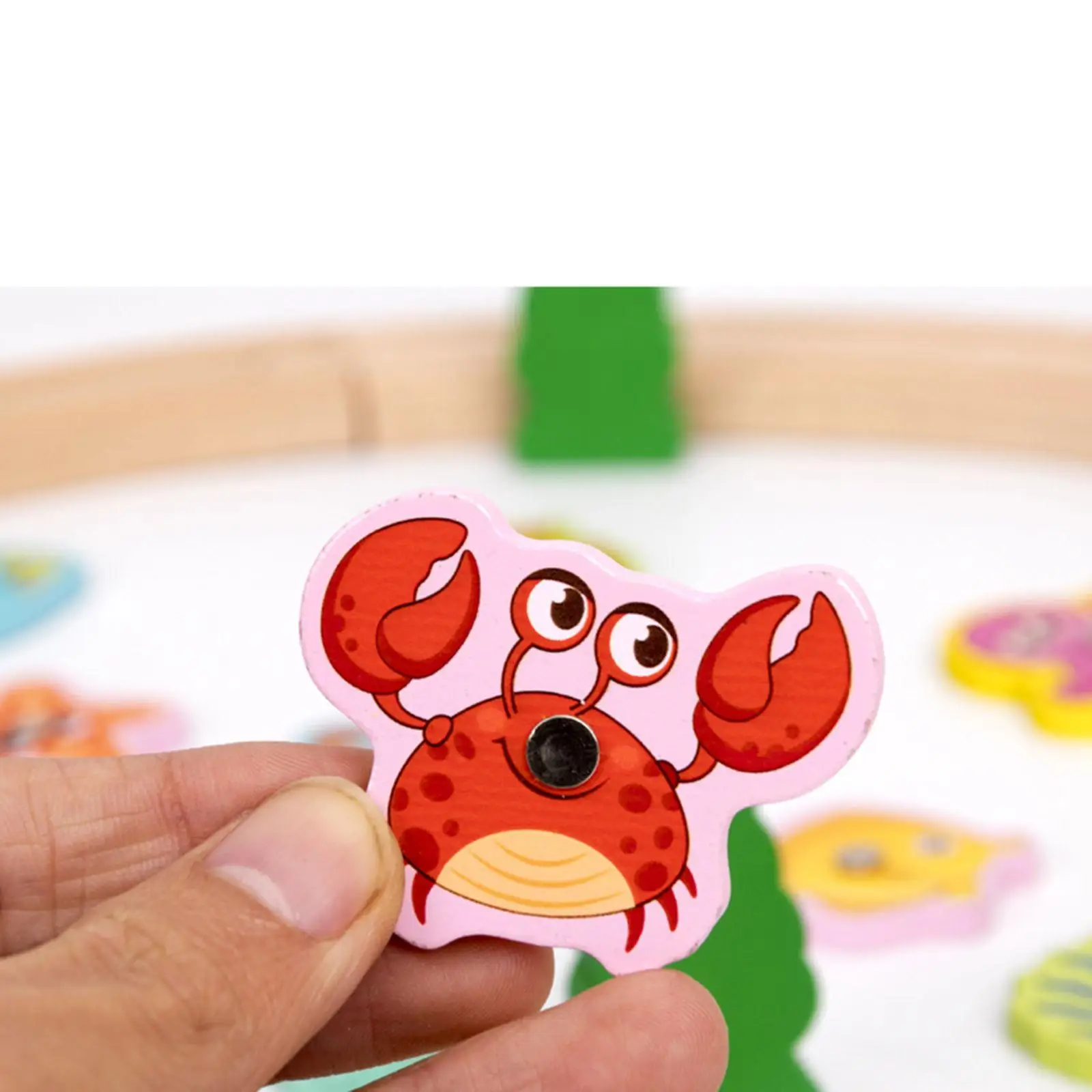 Train Tracks Development Toy Fishing Game Shape Sorting Puzzle for Children Kids Boys & Girls Age 3 4 5 6 Years Birthday Gift
Train Tracks Development Toy Fishing Game Shape Sorting Puzzle for Children Kids Boys & Girls Age 3 4 5 6 Years Birthday Gift