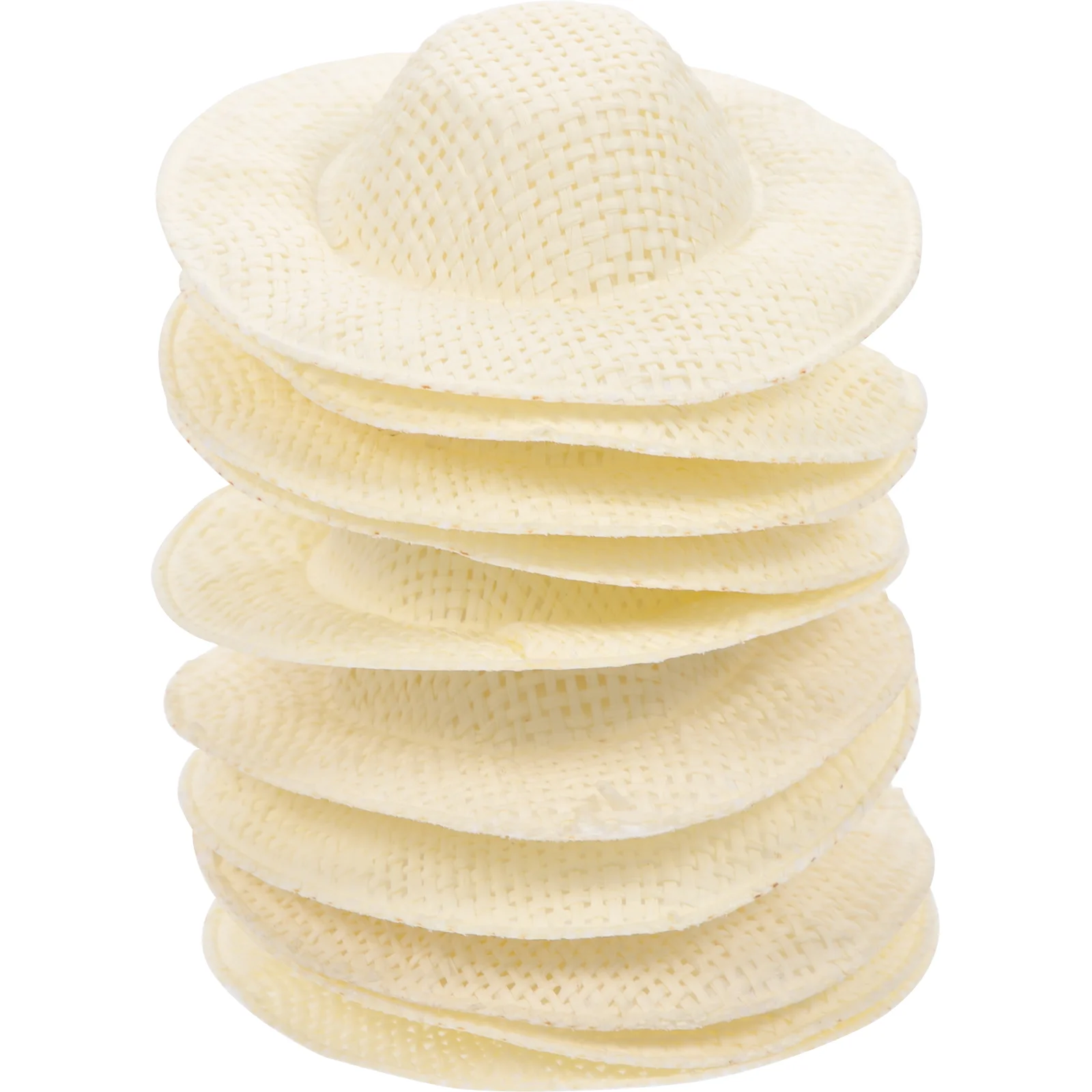10 Pcs Mini Hat DIY Accessories Straw Hats for Crafts Small Toy Room Decorations Tiny Cloth
10 Pcs Mini Hat DIY Accessories Straw Hats for Crafts Small Toy Room Decorations Tiny Cloth