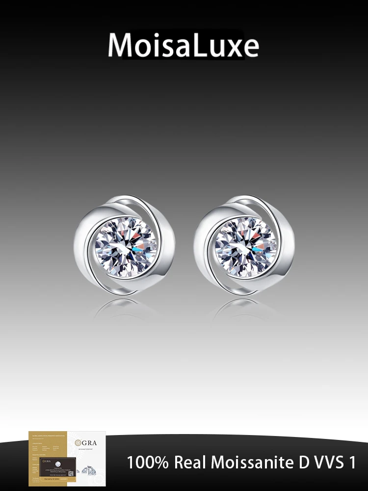 Официальный магазин MoisaLuxe GRA Moissanite Plata, стерлинговое серебро 925, женские вихревые серьги для женщин, обручи, ювелирные изделия для пирсинга
Официальный магазин MoisaLuxe GRA Moissanite Plata, стерлинговое серебро 925, женские вихревые серьги для женщин, обручи, ювелирные изделия для пирсинга