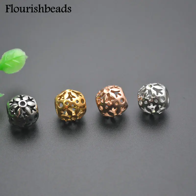 20pc Big Hole Stainless Steel Snowflake Flower Shape Metal Round Loose Beads Jewelry Findings
20pc Big Hole Stainless Steel Snowflake Flower Shape Metal Round Loose Beads Jewelry Findings